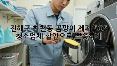 진해구 화천동 곰팡이 제거 SOS! 청소업체 할인으로 ✨뽀송✨하게!